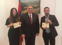 Ավստրիայում Հայաստանի դեսպանը մեդալներ է շնորհել ավստրիահայ համայնքի մշակույթի գործիչներին