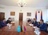 Ճանաչողական այցով ԱԱԾ-ում էր Ղազախստանի արտակարգ և լիազոր դեսպան Թիմուր Ուրազաևը Ճանաչողական այցով ԱԱԾ-ում էր Ղազախստանի արտակարգ և լիազոր դեսպան Թիմուր Ուրազաևը