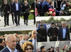 ՀՀ երկրորդ նախագահ Ռոբերտ Քոչարյանը  ընտանիքով այցելել են  Ծիծեռնակաբերդ