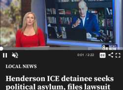 «Հենդերսոնի ICE-ի կալանավորը քաղաքական ապաստան է հայցում և դատական հայց է ներկայացրել ֆեդերալ կառավարության դեմ» «Հենդերսոնի ICE-ի կալանավորը քաղաքական ապաստան է հայցում և դատական հայց է ներկայացրել ֆեդերալ կառավարության դեմ»
