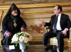 Ֆրանսիայի հայոց թեմի առաջնորդ Գերաշնորհ Տ․ Վահան եպիսկոպոս Հովհաննիսյանը  հանդիպել է Ֆրանսիայի նախագահ Ֆրանսուա Օլանդին...