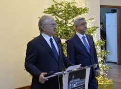Նախագահը մասնակցել է Ամանորի և Սուրբ Ծննդյան տոների առթիվ արտաքին գործերի նախարարության ընդունելությանը
