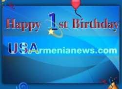 Այսօր USArmenianews.com լրատվական կայքի ծննդյան օրն է...