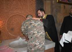 Կատարվեց 14 զինծառայողների մկրտության կարգ