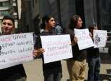 Բողոքի ակցիա ԱԳՆ դիմաց` ընդդեմ սփյուռքահայերի Հայաստան մուտքի արգելքի Բողոքի ակցիա ԱԳՆ դիմաց` ընդդեմ սփյուռքահայերի Հայաստան մուտքի արգելքի