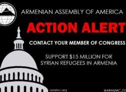 Հայ դատը ԱՄՆ-ին կոչ է անում 15 մլն դոլար տրամադրել Հայաստանին՝ սիրիացի փախստականների օգնության համար