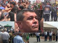 VIDEO. Վովա Գասպարյանը՝ սպանված գնդապետի հուղարկավորությանը