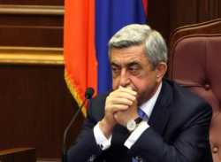 Serzh Sargsyan scared. solve its problems