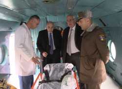 The Armed Forces Military service is complemented by a mobile intensive care wheelchairs.