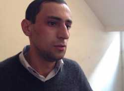 Rubik Hakobyan hit and cursed "Hraparak" journalist
